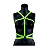 Портупея Body Harness с неоновым эффектом - размер L-XL - Shots Media BV - купить с доставкой в Ижевске