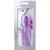 Фиолетовая насадка, удлиняющая половой член - 13,5 см. - Toyfa Basic - в Ижевске купить с доставкой