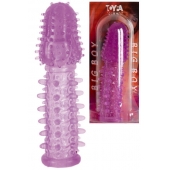 Фиолетовая насадка, удлиняющая половой член - 13,5 см. - Toyfa Basic - в Ижевске купить с доставкой