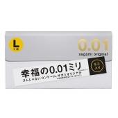 Презервативы Sagami Original 0.02 L-size увеличенного размера - 5 шт. - Sagami - купить с доставкой в Ижевске