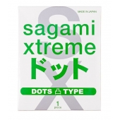 Презерватив Sagami Xtreme Type-E с точками - 1 шт. - Sagami - купить с доставкой в Ижевске