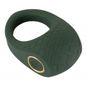 Зеленое эрекционное виброкольцо Luxurious Vibro Cock Ring - Orion - в Ижевске купить с доставкой