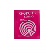 Стимулирующий интимный крем для женщин Cosmo G-spot - 2 гр. - Биоритм - купить с доставкой в Ижевске