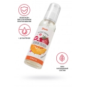 Съедобная гель-смазка Yovee «Двойной соблазн» с Д-пантенолом и вкусом клубники и дыни - 100 мл. - ToyFa - купить с доставкой в Ижевске