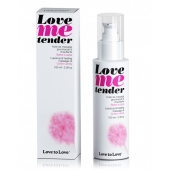 Съедобное согревающее массажное масло Love Me Tender Cotton Candy с ароматом сладкой ваты - 100 мл. - Love to Love - купить с доставкой в Ижевске