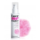 Съедобное согревающее массажное масло Love Me Tender Cotton Candy с ароматом сладкой ваты - 100 мл. - Love to Love - купить с доставкой в Ижевске