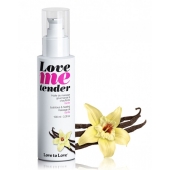 Съедобное согревающее массажное масло Love Me Tender Vanilla с ароматом ванили - 100 мл. - Love to Love - купить с доставкой в Ижевске