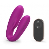 Лиловый вибратор для пар Match Up Couple Vibrator with Remote Control - Love to Love купить в Ижевске с доставкой в Orgasmix.ru Лиловый вибратор для пар Match Up Couple Vibrator with Remote Control - Love to Love