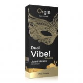 Съедобный гель Dual Vibe Pina Colada с эффектом вибрации и вкусом коктейля пина колада - 15 мл. - ORGIE - купить с доставкой в Ижевске