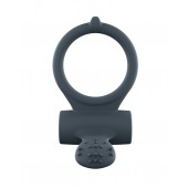 Серое перезаряжаемое эрекционное кольцо с вибрацией Power Clit - Dorcel - в Ижевске купить с доставкой