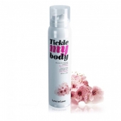 Массажная хрустящая пенка Tickle My Body Cherry Blossom с ароматом вишневого цвета - 150 мл. - Love to Love - купить с доставкой в Ижевске