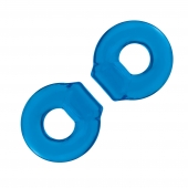Комплект из двух колец для пениса 2-Pack Ultra-Stretch Stamina Endurance Ring - BlueLine - в Ижевске купить с доставкой