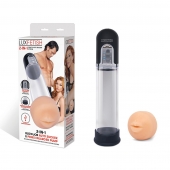 Автоматическая вакуумная помпа-мастурбатор Blowjob Auto Sucker Penis Enlarger Pump - Lux Fetish - в Ижевске купить с доставкой