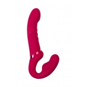 Малиновый безремневой страпон Lapis - 23 см. - Lovense - купить с доставкой в Ижевске