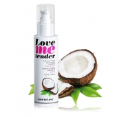 Съедобное согревающее массажное масло Love Me Tender Cocos с ароматом кокоса - 100 мл. - Love to Love - купить с доставкой в Ижевске
