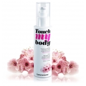 Силиконовый лубрикант 2-в-1 Touch My Body с ароматом вишнёвого цвета - 100 мл. - Love to Love - купить с доставкой в Ижевске