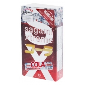 Ароматизированные презервативы Sagami Xtreme COLA - 10 шт. - Sagami - купить с доставкой в Ижевске
