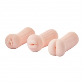 Набор из 3 мастурбаторов The Girl Next Door Tina - Dream Toys - в Ижевске купить с доставкой