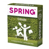 Классические презервативы SPRING CLASSIC - 3 шт. - SPRING - купить с доставкой в Ижевске