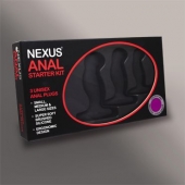 Набор из 3 массажеров простаты чёрного цвета NEXUS ANAL STARTER KIT - Nexus Range - в Ижевске купить с доставкой