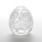 Мастурбатор-яйцо Keith Haring EGG PARTY - Tenga - в Ижевске купить с доставкой