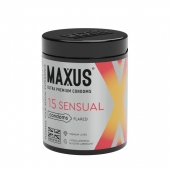 Анатомические презервативы MAXUS Sensual - 15 шт. - Maxus - купить с доставкой в Ижевске