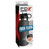 Серый мастурбатор в виде бутылки F*ck Flask - Pipedream - в Ижевске купить с доставкой