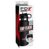 Черный мастурбатор в виде бутылки Fap Flask - Pipedream - в Ижевске купить с доставкой