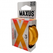 Презервативы анатомической формы Maxus Sensual - 3 шт. - Maxus - купить с доставкой в Ижевске