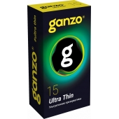 Прозрачные ультратонкие презервативы Ganzo Ultra thin - 15 шт. - Ganzo - купить с доставкой в Ижевске