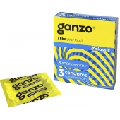 Классические презервативы с обильной смазкой Ganzo Classic - 3 шт. - Ganzo - купить с доставкой в Ижевске