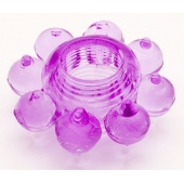 Мягкая фиолетовая гелевая насадка - Toyfa Basic - в Ижевске купить с доставкой