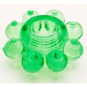 Зеленое эрекционное кольцо-цветок - Toyfa Basic - в Ижевске купить с доставкой