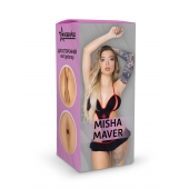 Двусторонний мастурбатор Misha Maver - 22 см. - ФлешНаш - в Ижевске купить с доставкой