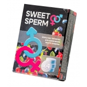 Шипучие таблетки для мужчин Sweet Sperm для изменения вкуса спермы (4 шт. по 0,5 гр.) - Капиталпродукт - купить с доставкой в Ижевске