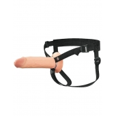 Полый страпон на ремнях 8’’ Hollow Silicone Strap-on - Pipedream - купить с доставкой в Ижевске