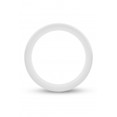 Белое люминесцентное эрекционное кольцо Silicone Glo Cock Ring - Blush Novelties - в Ижевске купить с доставкой