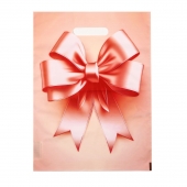 Пакет с принтом в виде банта с вырубной ручкой (30х40 см) - Сима-Ленд - купить с доставкой в Ижевске