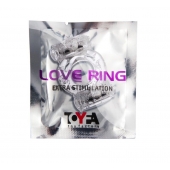 Прозрачное виброкольцо с двумя вибропульками - Toyfa Basic - в Ижевске купить с доставкой