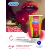 Интимная гель-смазка Shefox «Сладкая клубника» - 50 мл. - Shefox - купить с доставкой в Ижевске
