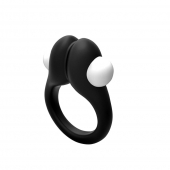 Черное эрекционное кольцо Zippy Vibrating Ring With Bullet - Adrien Lastic - в Ижевске купить с доставкой