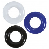 Набор из 3 эрекционных колец без рельефа - Boys of Toys - в Ижевске купить с доставкой