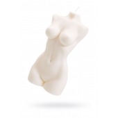 Белая интерьерная свеча в форме женского торса - 850 гр. - Pecado - купить с доставкой в Ижевске