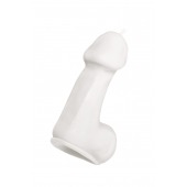 Белая свеча в форме пениса - 47 гр. - Pecado - купить с доставкой в Ижевске