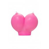 Розовая свеча «Сиськи» - 150 гр. - Pecado - купить с доставкой в Ижевске
