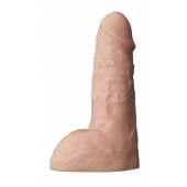 Телесный фаллоудлинитель с мошонкой Cock Next - 19 см. - LOVETOY (А-Полимер) - в Ижевске купить с доставкой