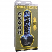 Черно-синяя мини-машина на присоске Tendril Thruster - 21,6 см. - Doc Johnson - купить с доставкой в Ижевске