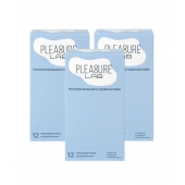 Набор из 3 упаковок ультратонких презервативов Pleasure Lab (по 12 шт.) - Pleasure Lab - купить с доставкой в Ижевске