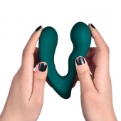 Темно-бирюзовый вибромассажер простаты Solstice X - Magic Motion - в Ижевске купить с доставкой Темно-бирюзовый вибромассажер простаты Solstice X - Magic Motion - в Ижевске купить с доставкой