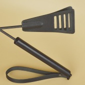 Черный кожаный стек «Сириус» - 60 см. - Sitabella - купить с доставкой в Ижевске